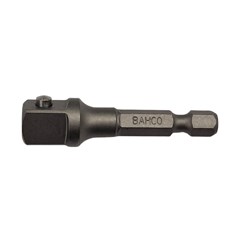 Bahco adapter / verbindingsstuk 1/4 inch zeskant naar 3/8 inch vierkant, 50 mm lang