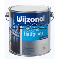 Wijzonol Dekkend Halfglans Roomwit - 2,5 liter