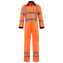De Boer Overall High Visibility Polyester/Katoen RWS Oranje