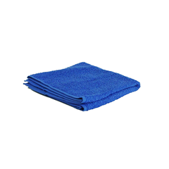 Handdoek Badstof Ca. 50X100 Cm Middenblauw