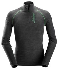 FlexiWork Seamless Wollen Shirt met lange mouwen - Antraciet (9800)