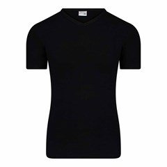 Beeren T-shirt V-Hals Heren Zwart