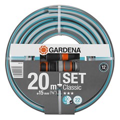 GARDENA Classic Tuinslangset 20m 15mm Incl. Aansluitstukken