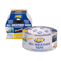 HPX All Weather Tape - Transparant 48 mm x 5m