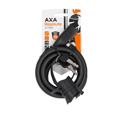 AXA Kabelslot Resolute 12-180 incl. Houder Zwart