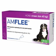 Amflee Hond X-large >40kg - 3 Pipetten