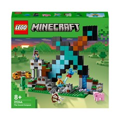 LEGO Minecraft 21244 Uitvalbasis Zwaard Bouwspeelgoed