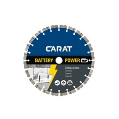 Carat Diamantzaagblad - Battery Power Universeel 230 x 22,23 mm