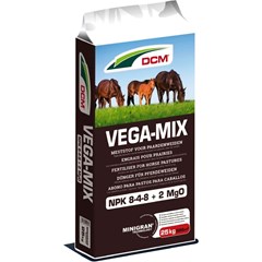 DCM VEGA-MIX meststof paardenweide 25kg 8-4-8 + 2 MgO