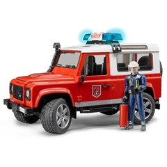 Bruder 02596 - Brandweer Land Rover Defender 1:16