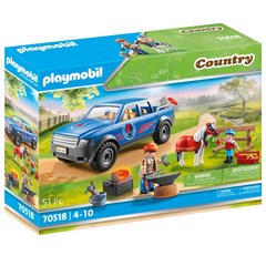 PLAYMOBIL Country 70518 - Mobiele Hoefsmid 