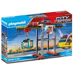 PLAYMOBIL City Action 70770 - Portaalkraan Met Containers 