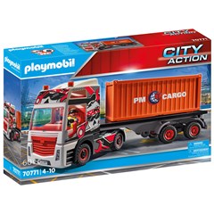 PLAYMOBIL City Action 70771 - Truck Met Aanhanger 