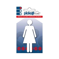 Pickup 3D Home Picto (Vrouw/Man) - Wit