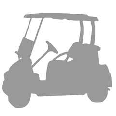 LYNX Golfkar Club-Car Elektrisch Groen - Trekhaak, Verhoogd, Terreinbanden, Laadbak, Ramen