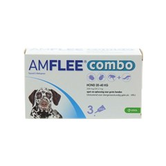 Amflee Combo Hond Large Voor 20 - 40 Kg -  3 Pipetten