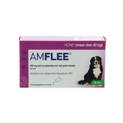 Amflee Combo Hond X-large Voor >40kg - 3 Pipetten