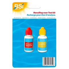 BSI Zwembad Test Kit Navulling pH + Cl