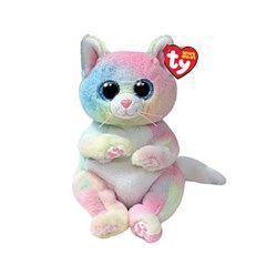 Ty Beanie Babies Bellies Jennie Rainbow Cat 15cm