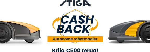 Stiga Cashback Actie 2024 - Robotmaaiers