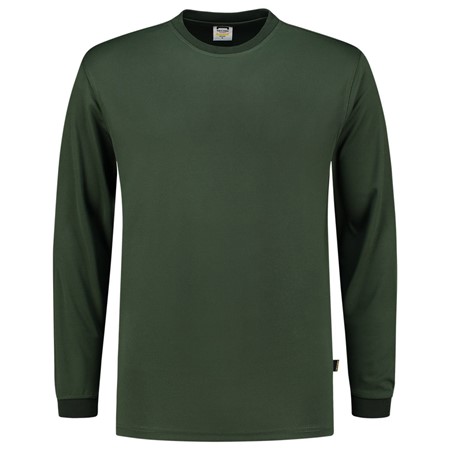 Tricorp T-Shirt Workwear 102005 180gr UV-Block Cooldry Longsleeves Flessengroen Maat M