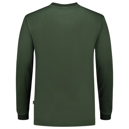 Tricorp T-Shirt Workwear 102005 180gr UV-Block Cooldry Longsleeves Flessengroen Maat XS