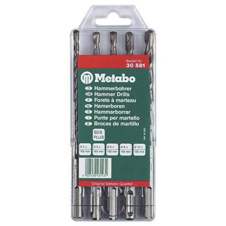 Metabo SDS-Plus Pro 4-borenset 5-delig
