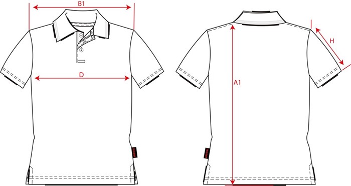 Tricorp Poloshirt Casual 201007 180gr Zwart Maat XL