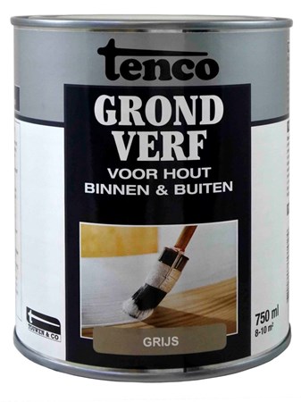 Tenco Grondverf Dekkend Mat Grijs 0.75 L.