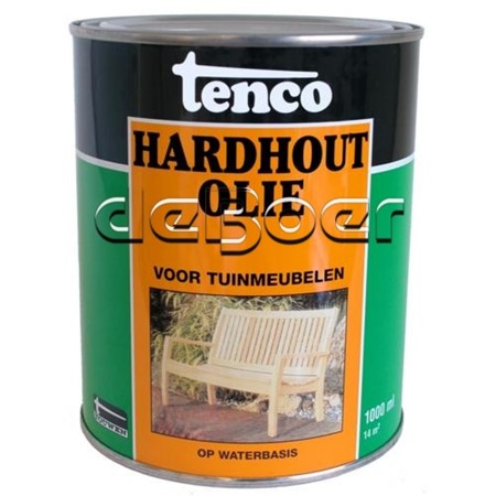 Tenco Hardhoutolie Voor Tuinmeubelen - 1 liter