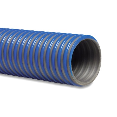 Mega Profec Spiraalslang Agriflex PVC 102 mm 3 bar blauw/grijs - 6 meter