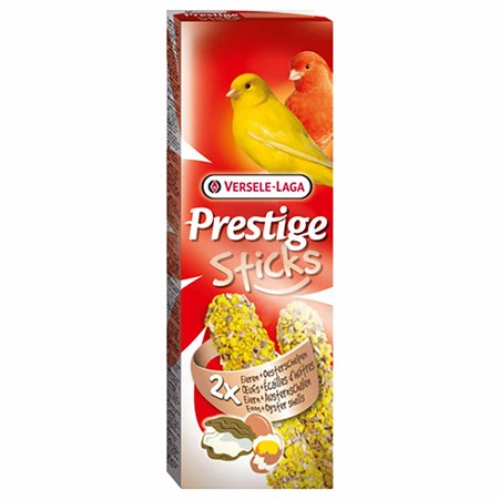 Versele-Laga Prestige Vogelsticks Kanarie 2 x 30 g EI, Oesterschelp