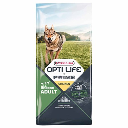 Opti Life Prime Adult All Breeds 12.5 kg Kip