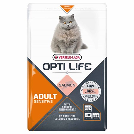 Opti Life Cat Sensitive 7.5 kg Zalm