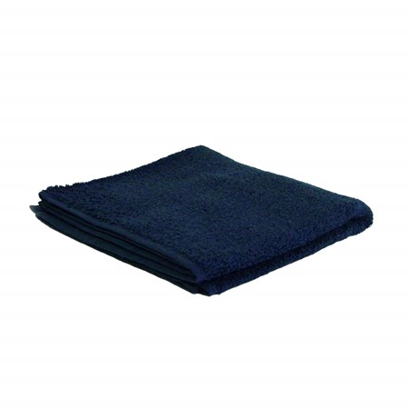 Handdoek Badstof Ca. 50X100 Cm Donkerblauw
