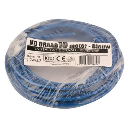 VD-Draad 2,5 mm² Blauw - 10 Meter