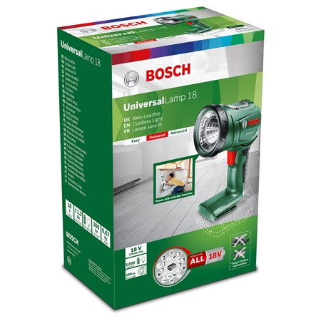 Bosch Accu Lamp 18V Zonder Accu En Lader