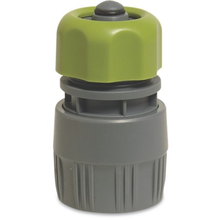 Hydro-Fit Aansluiting PVC-U 15-19 mm knel x vrouwelijk klik grijs/groen met waterstop
