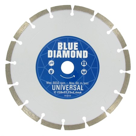 Blue Diamond Diamantzaag Ø125x22.23Mm, Type Universeel