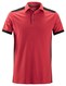 Snickers Allroundwork, Polo Shirt, Chilli Rood - Zwart, (1604), M