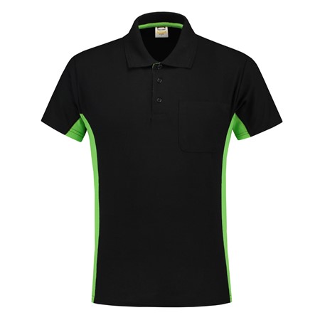 Tricorp Poloshirt Workwear 202002 180gr Zwart/Lime Maat XS