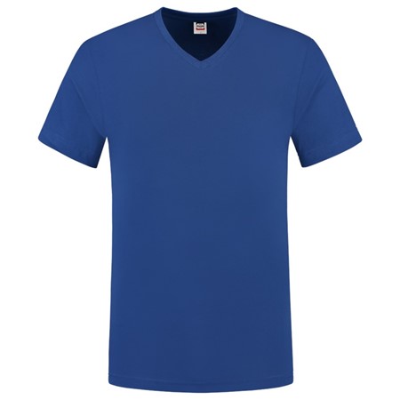 Tricorp T-Shirt Casual 101005 160gr Slim Fit V-Hals Koningsblauw Maat XS