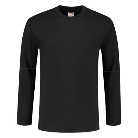 Tricorp T-Shirt Casual 101006 190gr Longsleeves Zwart Maat 2XL