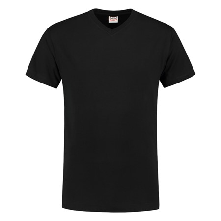 Tricorp T-Shirt Casual 101007 190gr V-Hals Zwart Maat XS