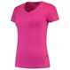 Tricorp Dames T-Shirt Casual 101008 190gr Slim Fit V-Hals Fuchsia Maat L