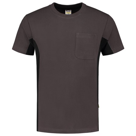 Tricorp T-Shirt Workwear 102002 190gr Donkergrijs/Zwart Maat S