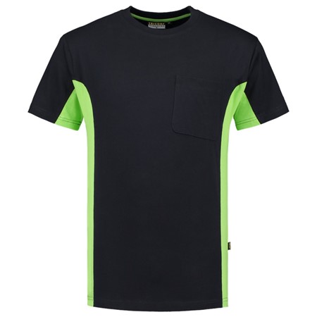 Tricorp T-Shirt Workwear 102002 190gr Marine/Lime Maat XS