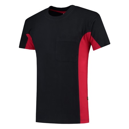 Tricorp T-Shirt Workwear 102002 190gr Marine/Rood Maat XS