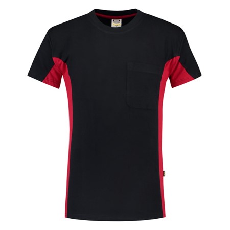 Tricorp T-Shirt Workwear 102002 190gr Marine/Rood Maat 2XL
