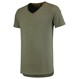 Tricorp T-Shirt Premium 104003 180gr Slim Fit V-Hals Army Maat S